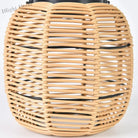 Imitation Rattan Solar Landscape Lamp - Waterproof Yard Lantern For Outdoor Decor Floor Lamp