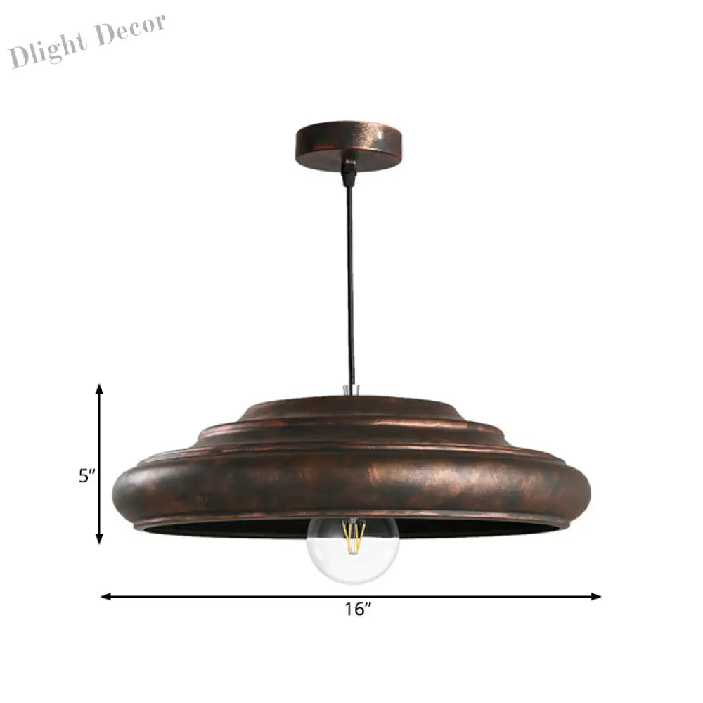 Industrial Chic: Bronze Pendant Light For A Touch Of Factory Flair