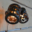 Industrial Flair Meets Modern Charm: The Cylinder Outdoor Wall Sconce Black