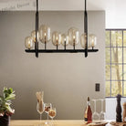 Industrial Glass Pendant Light For Kitchen And Restaurant - Retro Candle Design Luminaire Lights