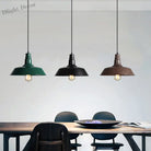 Industrial Iron Pendant Light (1 - Light) - Choose Your Size And Finish