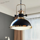 Industrial Spotlight - Adjustable Black Metal Pendant Lamp