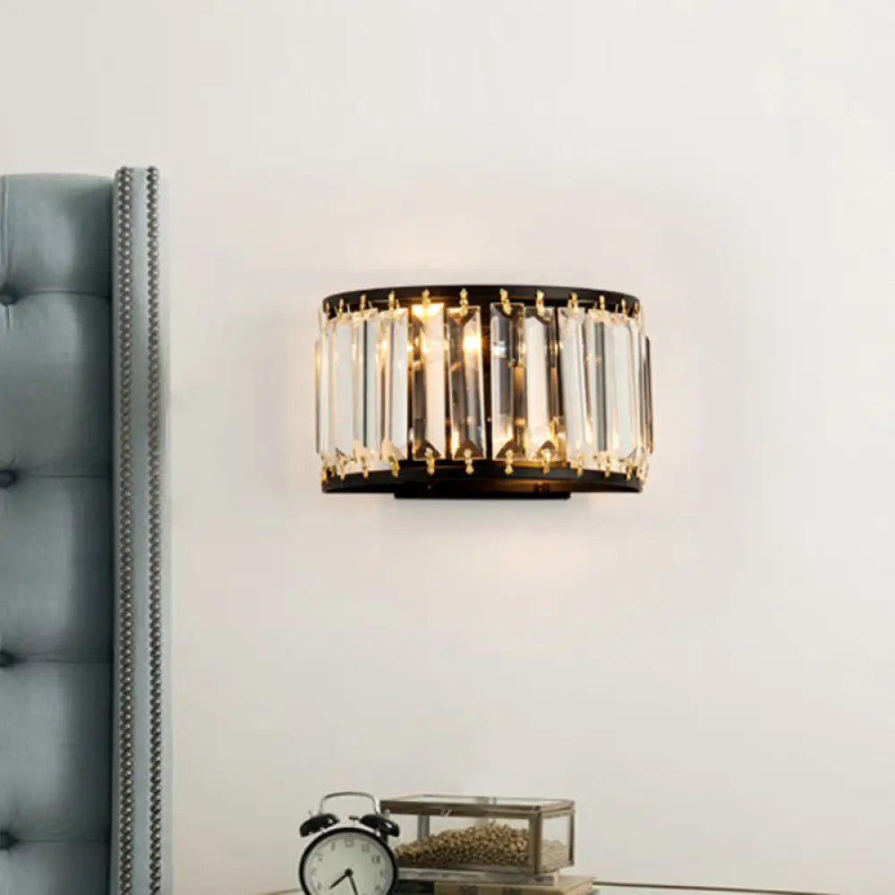 Introducing Chloe’s Dazzling Duos: Modern Black Crystal Wall Sconce