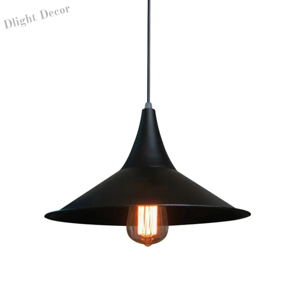 Isabella - Modern Conic Pendant Light (Black Or White)