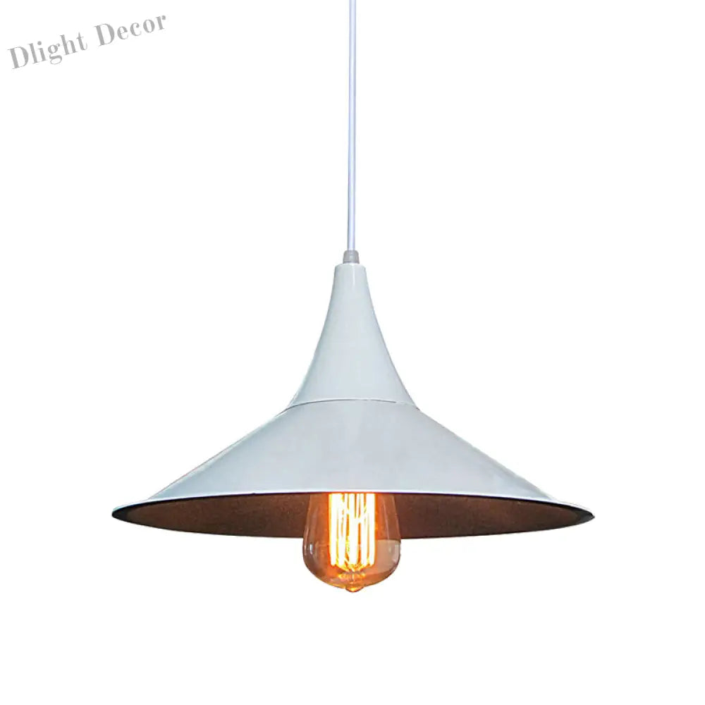 Isabella - Modern Conic Pendant Light (Black Or White)