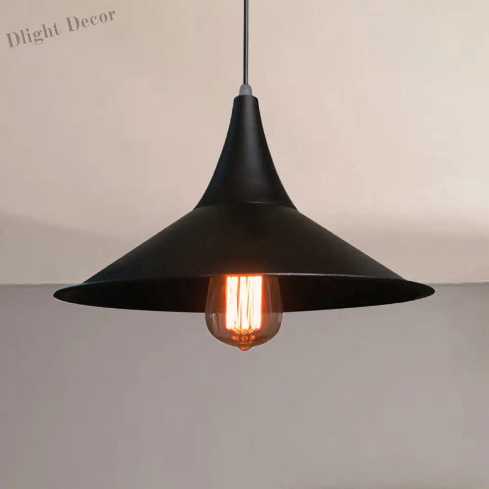 Isabella - Modern Conic Pendant Light (Black Or White)
