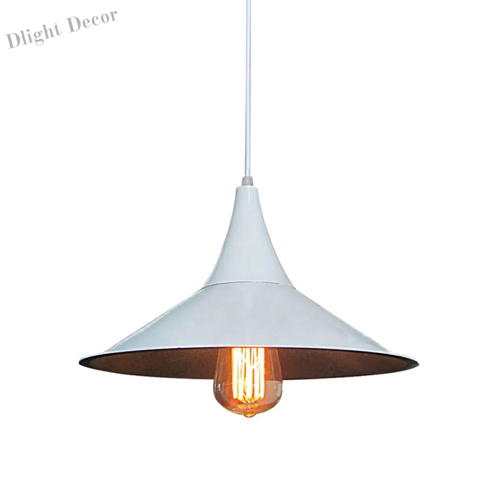 Isabella - Modern Conic Pendant Light (Black Or White)