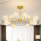 Isabella’s Modern Gold Starry Chandelier