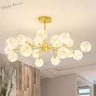 Isabella’s Modern Gold Starry Chandelier