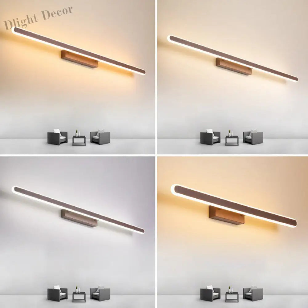 Isla Coffee Vanity Light - Modern Led Sconce For Bathrooms