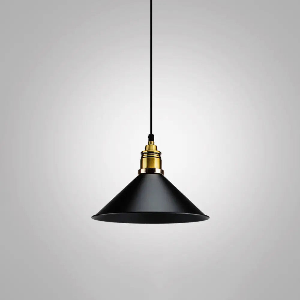 Jade Industrial Pendant: Bold Geometry Meets Modern Style Black / D