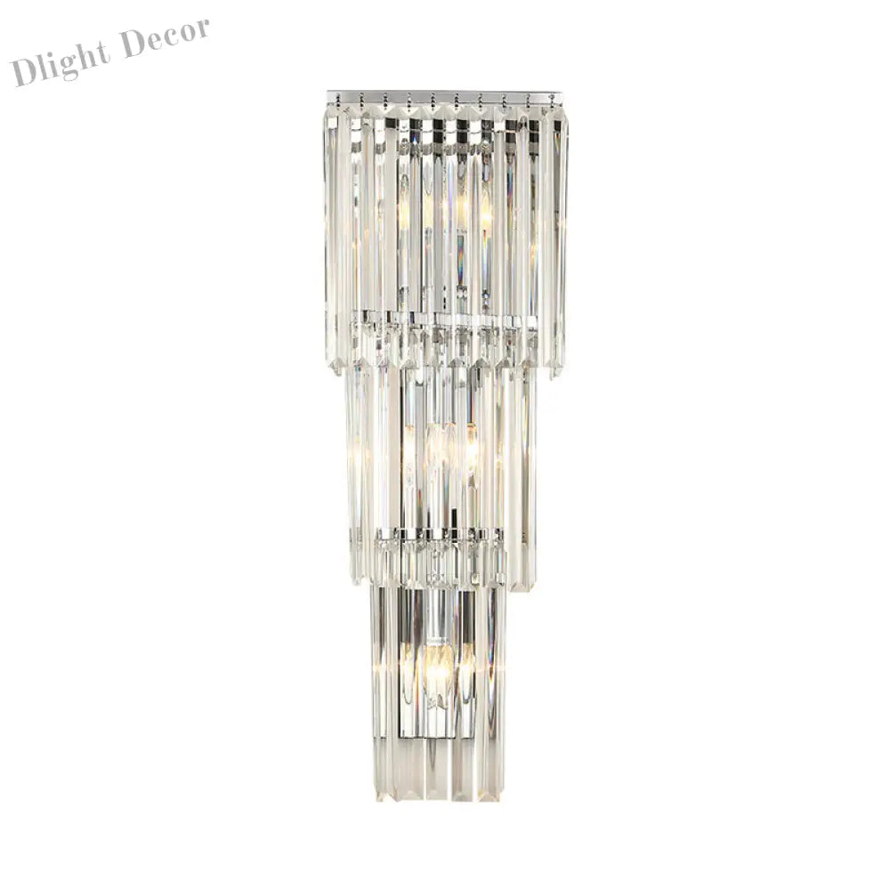 Jane Prismatic Glow: Modern 3 - Light Wall Sconce