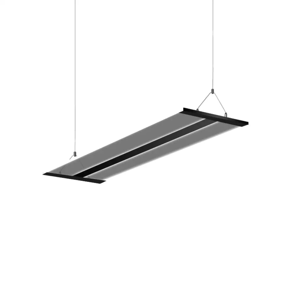 Jocelyn Modern Ultra Slim Led Ceiling Lamp: Illuminate Your Space With Style Black / 35.5’ Warm