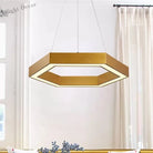 Jordyn Modern Gold Hexagon Pendant Light