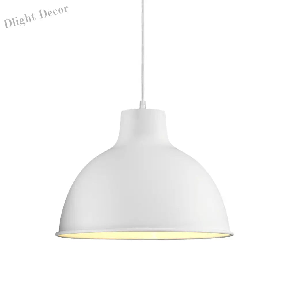 Josie Industrial Dome Pendant: Modern Loft Style With Adjustable Cord