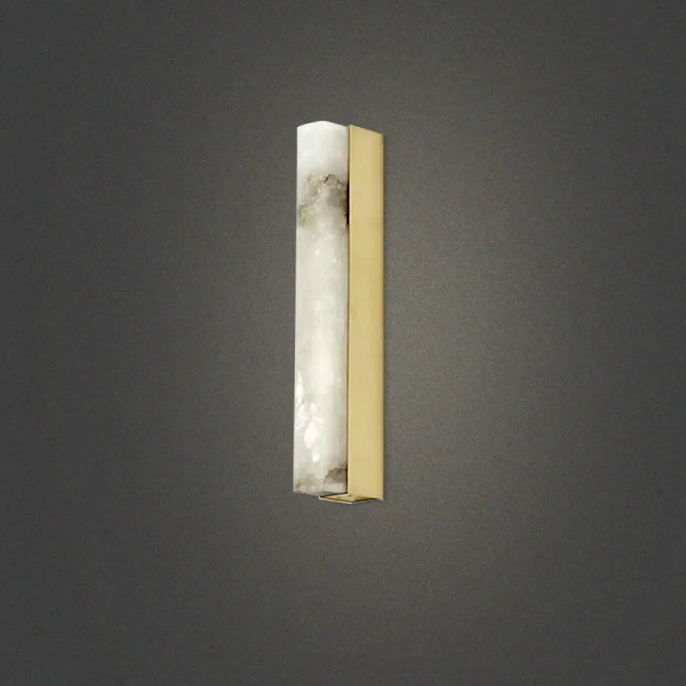 June: Rectangular Led Wall Sconce Gold