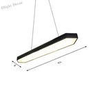 Karla Modern Linear Pendant: Customizable Led Light For Any Space