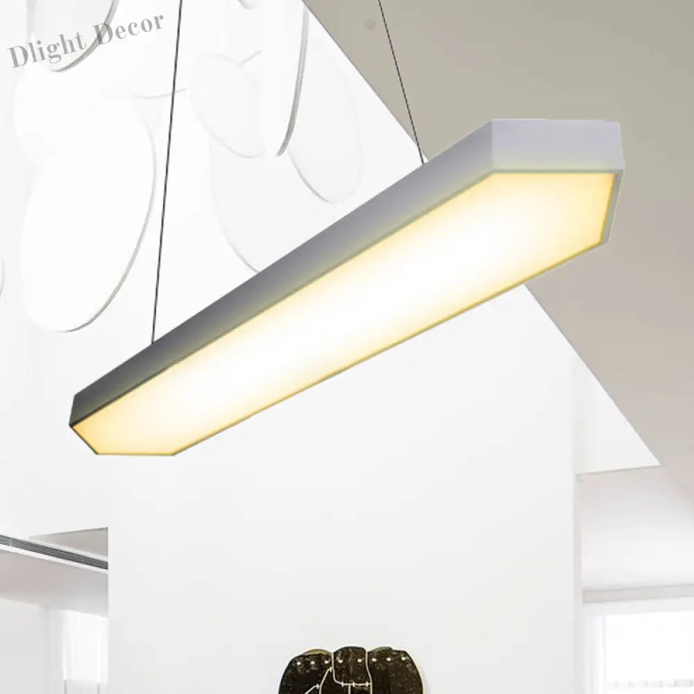 Karla Modern Linear Pendant: Customizable Led Light For Any Space