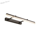 Kate Opulent Glow: Modern Black Led Vanity Light