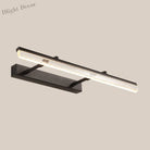 Kate Opulent Glow: Modern Black Led Vanity Light