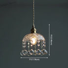 Katherine Enchanting Embrace: Brass And Crystal Mini Pendant Light