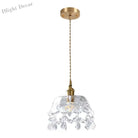 Katherine Enchanting Embrace: Brass And Crystal Mini Pendant Light