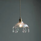 Katherine Enchanting Embrace: Brass And Crystal Mini Pendant Light / Dome