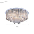 Kendall Cascading Crystal Ceiling Light: A Symphony Of Light And Style