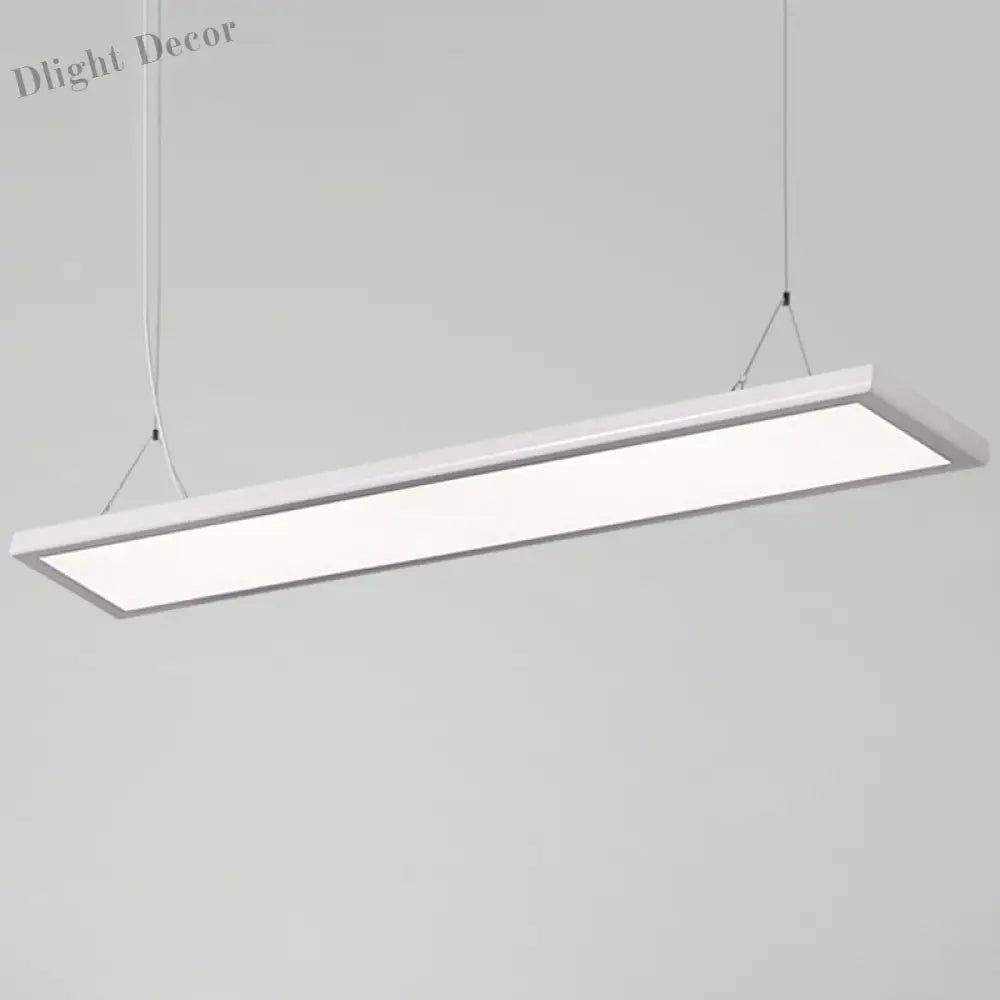 Kimberly Modern Panel Pendant - Sleek White Led Light