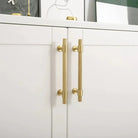 Knurled Brass Handles – Modern Kitchen Cabinet Pulls and Wardrobe Knobs (28mm-278mm) Handles
