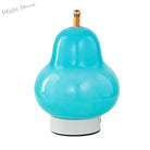 Led Cream Pear Table Lamp - Elegant Bedroom And Living Room Decor Light