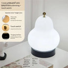 Led Cream Pear Table Lamp - Elegant Bedroom And Living Room Decor Light