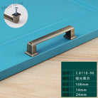 Light Luxury Bronze Cabinet Handles - Modern Drawer Pulls for Wardrobe and Kitchen Furniture Bronze 96mm Handles
