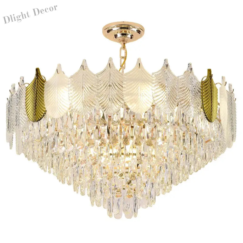 Light Luxury Crystal Chandelier - Elegance For Living Dining And Bedroom Illumination Chandelier