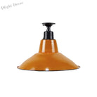 Lilah Orange Cone Flushmount: Vintage Flair For Your Balcony**