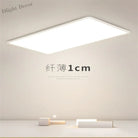 Living Room Ceiling Light - Modern Minimalist Lighting Fixture Ultra - Thin Nordic Bedroom Indoor