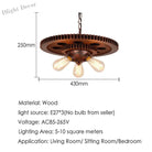 Loft Retro Industrial Iron Chandelier Pendant Lamp - Personality Fixture For Hotel Restaurant Bar