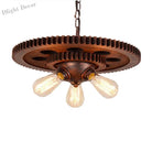 Loft Retro Industrial Iron Chandelier Pendant Lamp - Personality Fixture For Hotel Restaurant Bar