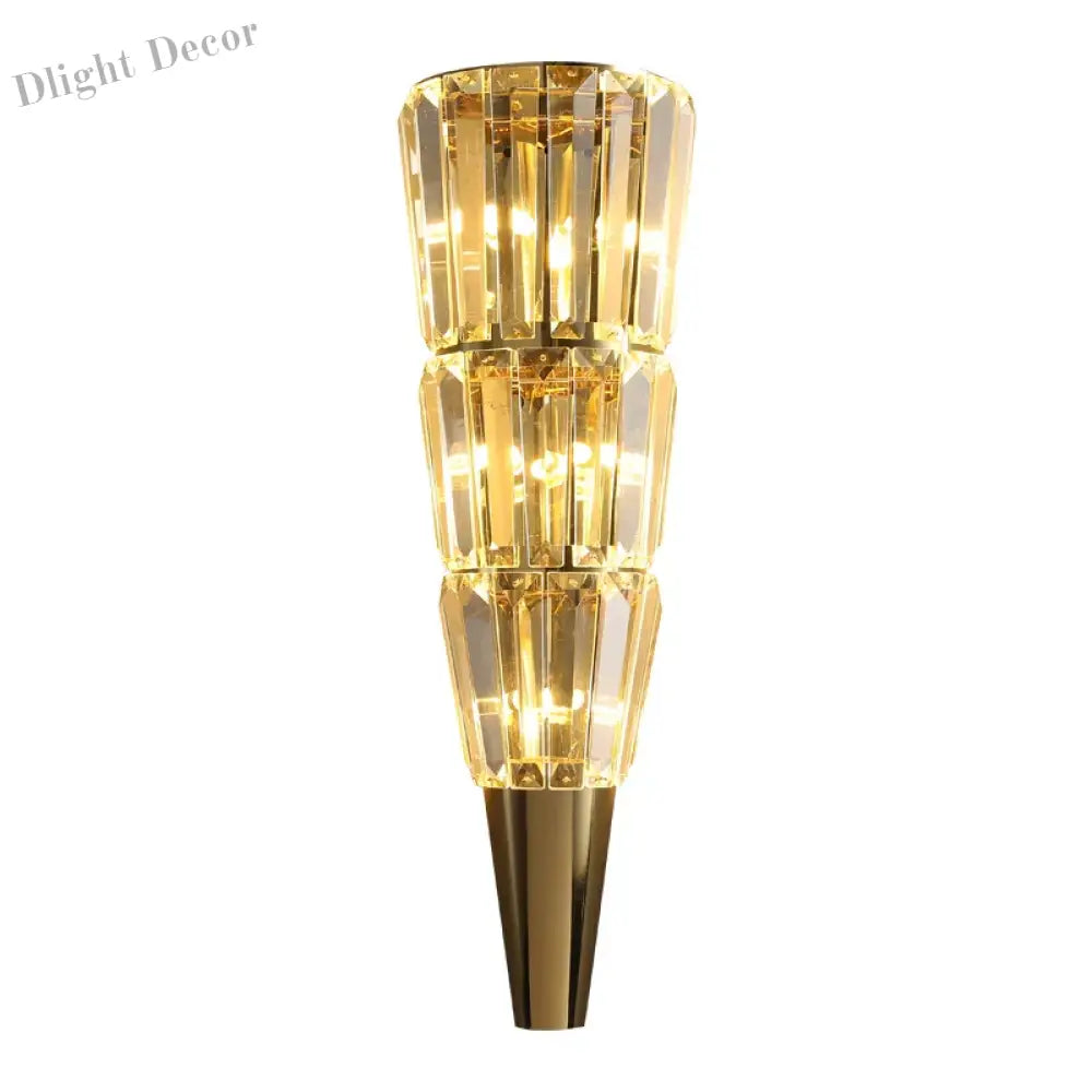 Logan - Nordic Crystal Led Wall Lamp Elegant Lighting For Parlor Bedroom And Bathroom Wall Lamp