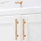 Long Knurled Aluminum Alloy Cabinet Handles – Kitchen Drawer Pulls and T-Bar Wardrobe Furniture Hardware Handles