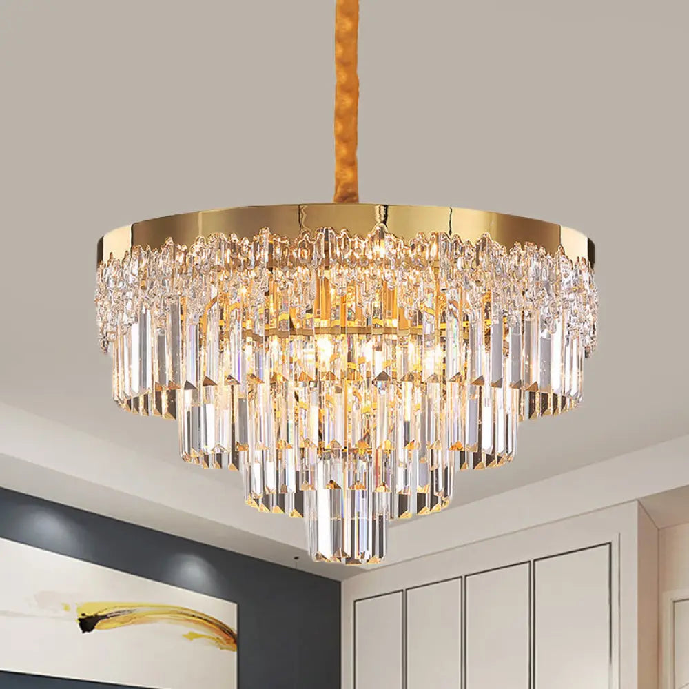 Luminous Luster: Modern Elegance In Two Sizes Clear / 23.5’