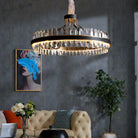 Luna’s Modern Black Crystal Chandelier: Elegance And Simplicity