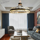 Luna’s Modern Black Crystal Chandelier: Elegance And Simplicity