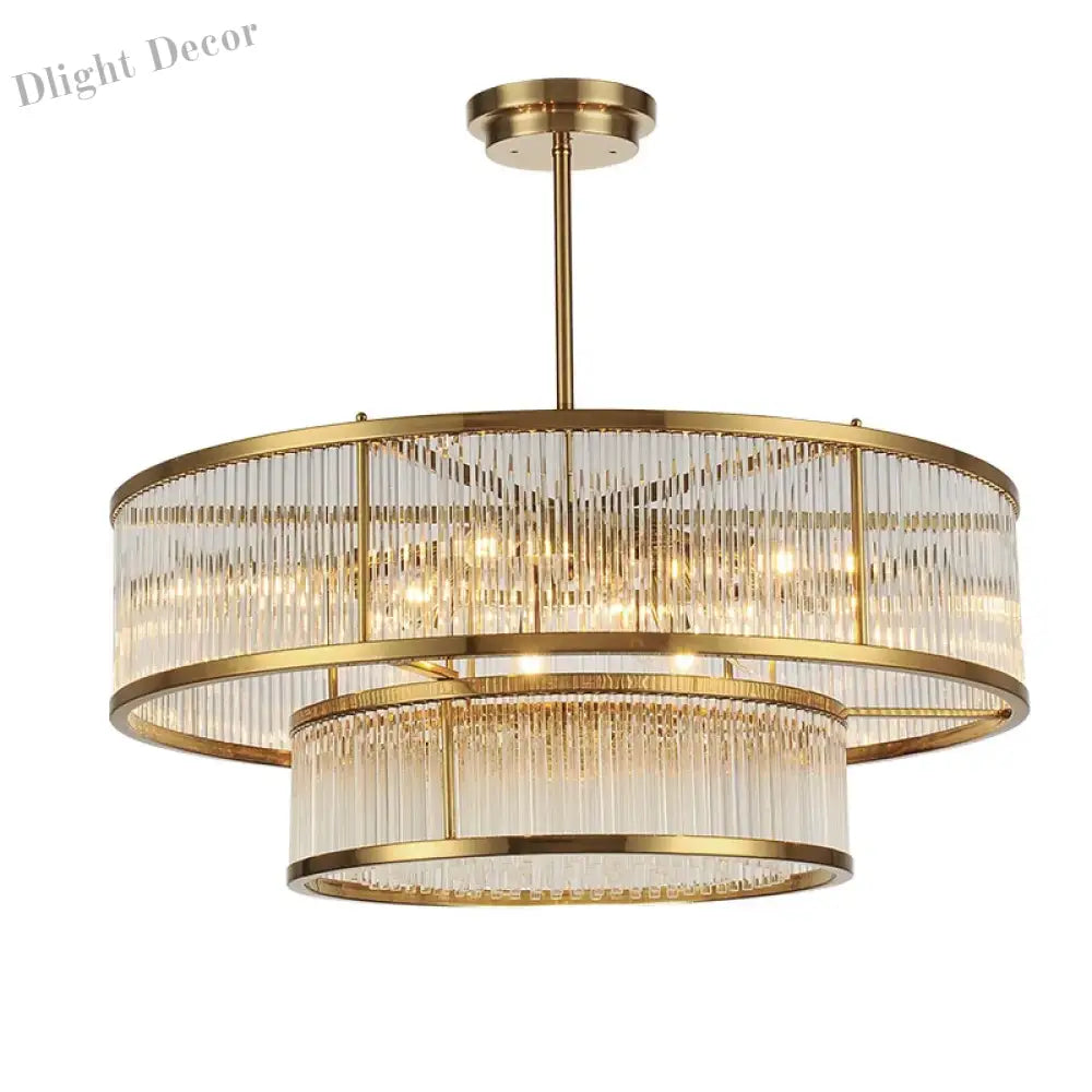 Luxurious Plate Gold Led E14 Chandelier - Elevate Your Living Room With Pendant Lighting Chandelier