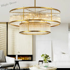 Luxurious Plate Gold Led E14 Chandelier - Elevate Your Living Room With Pendant Lighting Chandelier