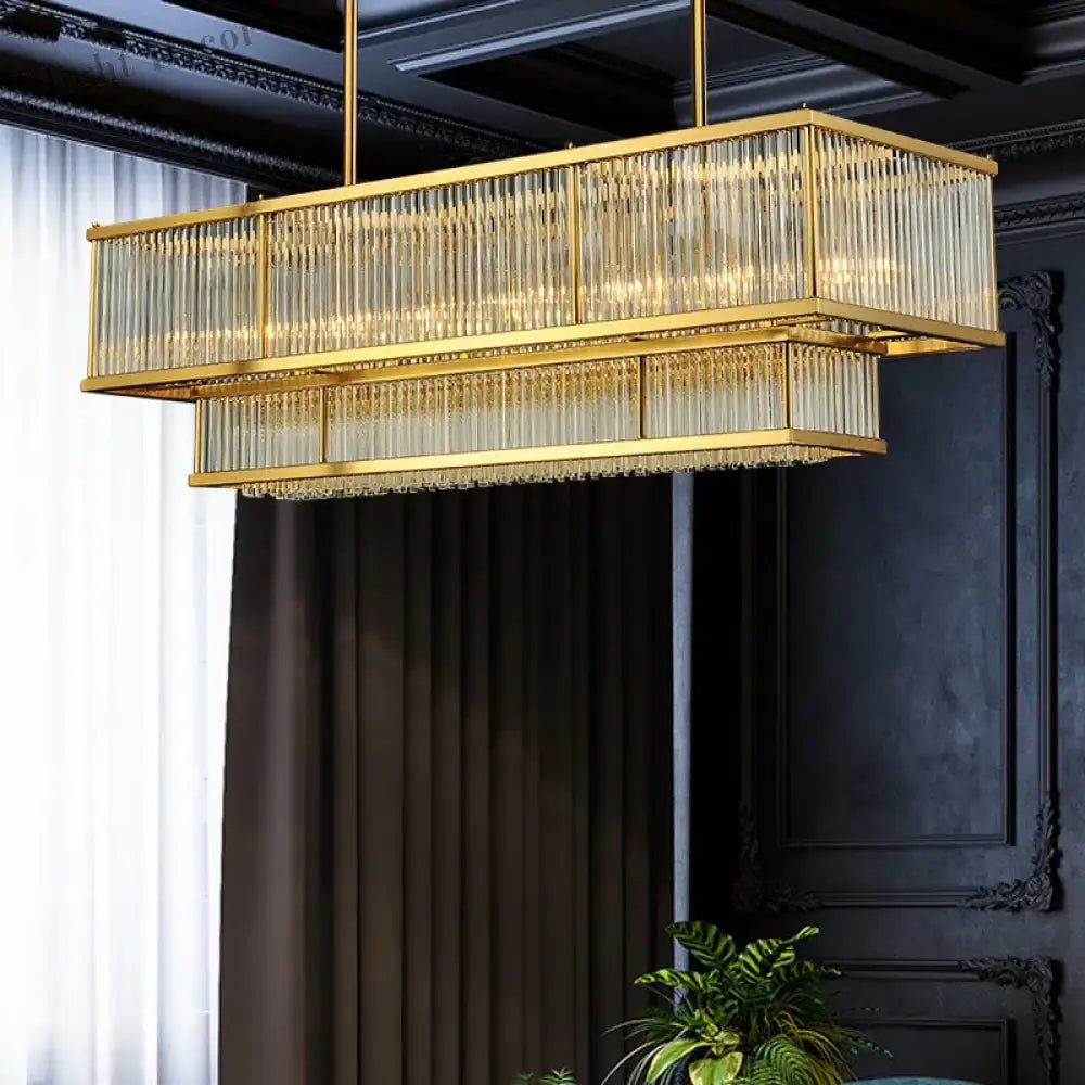 Luxurious Plate Gold Led E14 Chandelier - Elevate Your Living Room With Pendant Lighting Chandelier