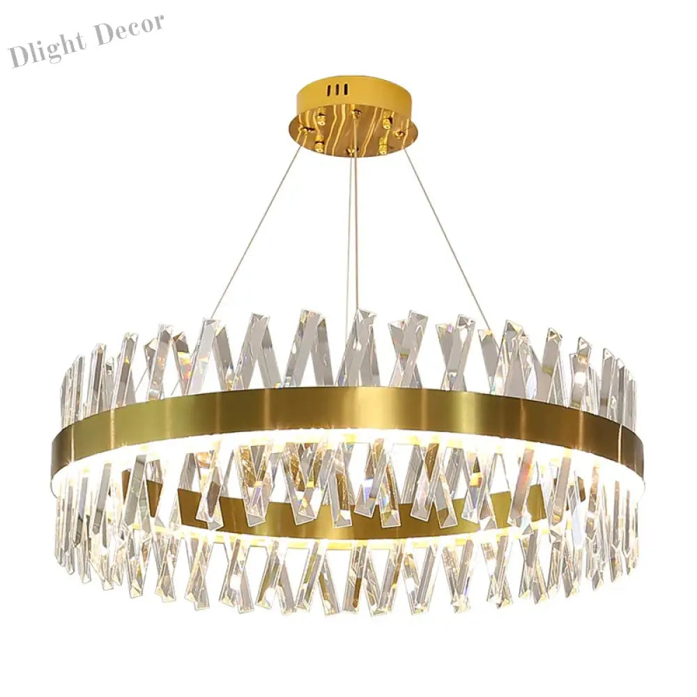 Luxury Crystal Led Chandelier - High - Quality K9 Ceiling Lighting Fixture For Elegant Living Rooms