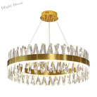 Luxury Crystal Led Chandelier - High - Quality K9 Ceiling Lighting Fixture For Elegant Living Rooms