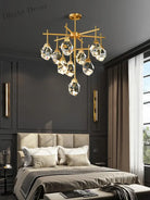 Luxury Crystal Living Room Chandelier - Modern Decor Pendant Light Fixture For Bedrooms Dining