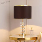 Luxury Crystal Table Lamp - Post Modern American Style Bedside